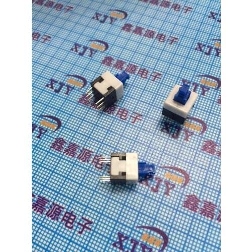 High quality 8*8MM no lock reset switch 8X8MM switch button switch 8*8 6PIN 6 feet free shipping