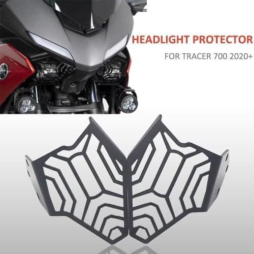Motorcycle Aluminium Headlight Protector Grille Guard Cover Protection Grill For TRACER700 Tracer 700 Tracer 7 GT 2020 2021