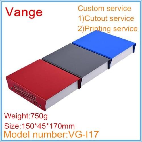 1pcs/lot 2019 new design electronics project box 150*45*170mm iron metal enclosures shell housing for signal repeater device