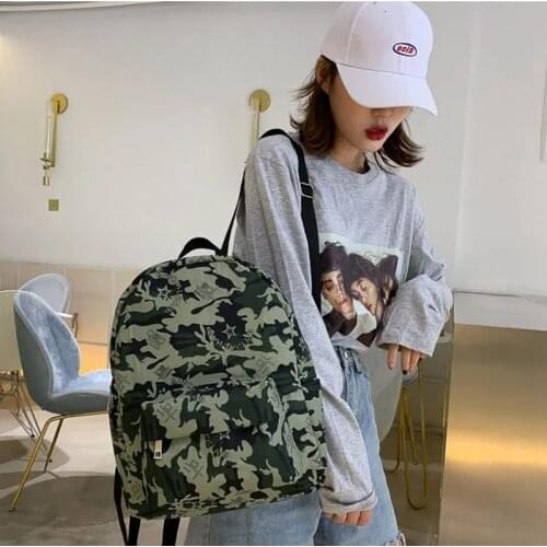 2021 Fashion Camouflage backpacks women school bags for women travel bags for Girls bags waterproof bags women