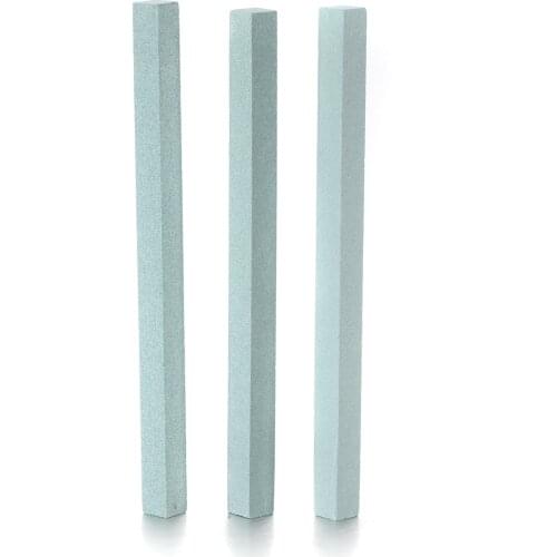 3pcs/set Green Silicon Carbide Sand Strip Green Carbon Sharpener Oil Stones Grindstone 120# 240# 320