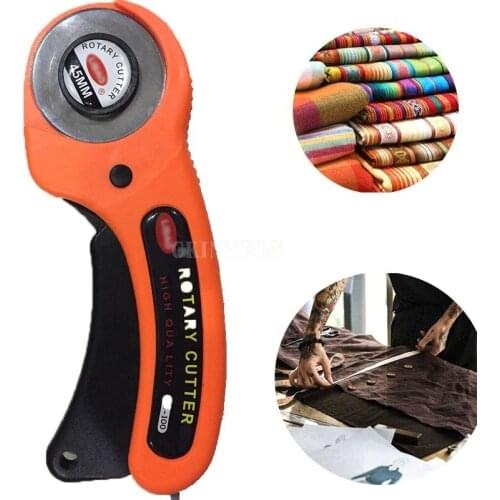 50Pcs/Lot Hot Stylish High Quality 45mm Rotary Cutter Premium Quilters Sewing Quilting Fabric Cutting Craft Tool