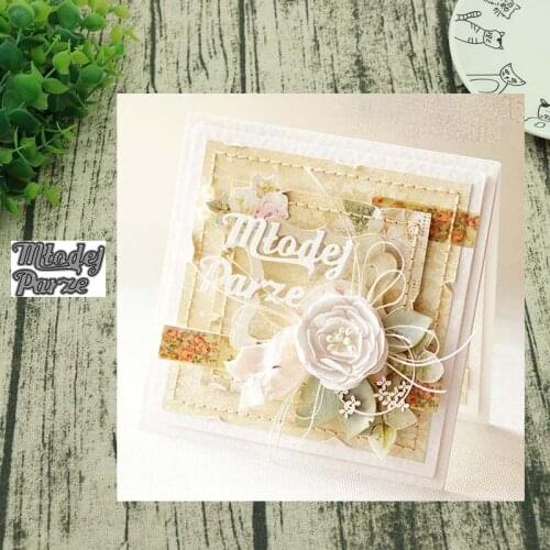 AddyCraft 2019NEW Metal cutting dies cut die Polish word Scrapbook paper craft knife mould blade punch stencil