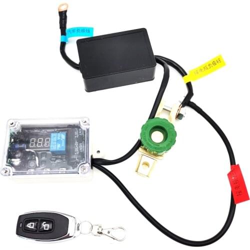 12V Battery Isolator Disconnect Cut Wireless Remote Control Master Switch
