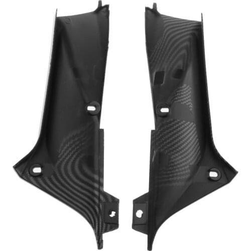 Carbon Fiber Exhaust Pipe Side Covers Fairing Cowl Panels Fit for Yamaha YZF R1 2002 2003