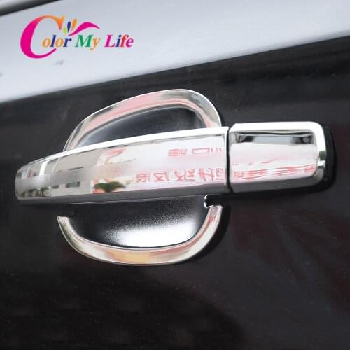 Color My Life Car Styling ABS Chrome Door Handle Protection Cover Door Bowl Protector Trim Sticker for Chevrolet Cruze 2010-2015