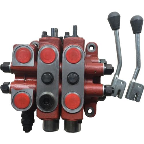 Dl20 multi-way valve distributor hydraulic lifting multi-way reversing valve manual control valve DL15 pneumatic control valve