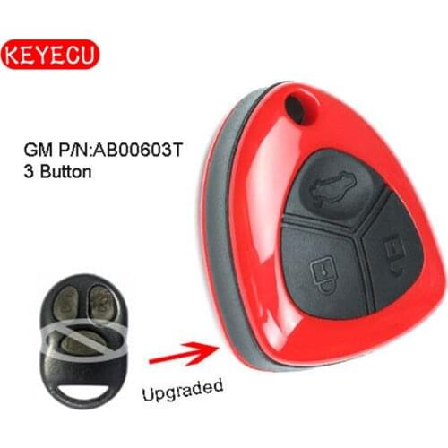 Keyecu Upgraded Remote Key Transmitter 3 Button Fob 315MHz for Chevrolet GMC P/N:AB00603T
