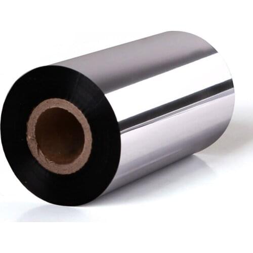 Full resin ribbon 1Roll For PET barcode Labels adhesive printed label sticker ribbon bar code label printers ribbons