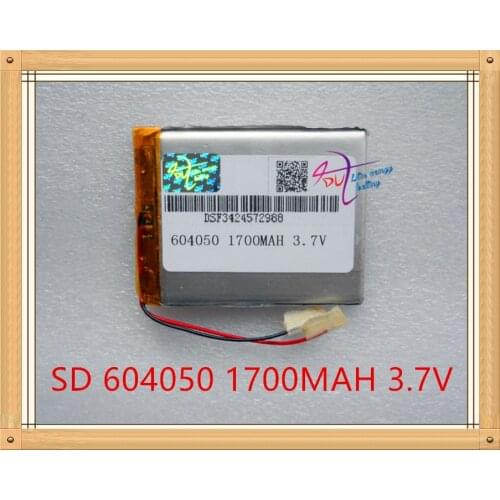 Liter energy battery Y70 road route T71 battery 064050 604050 3.7V lithium battery 1700MAH navigator