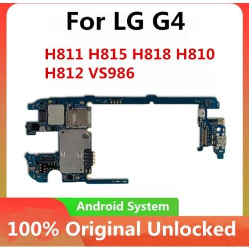 Motherboard For LG G4 H815 32GB Original Factory Unlock Mainboard Android OS For LG G4 WITH FULL CHIPS