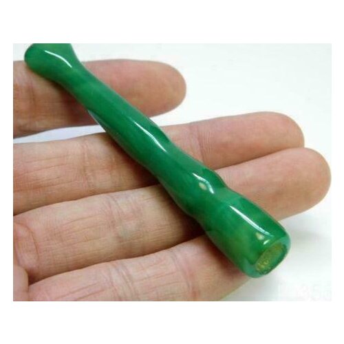 Natural Brazil agate jade bamboo filter cigarette holder washable