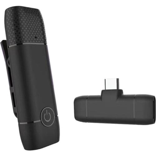 T5EE Wearable Lavalier Mic System External Lapel Mics Mobile Phone for Interview Online Teaching Lossless Sound Microphone