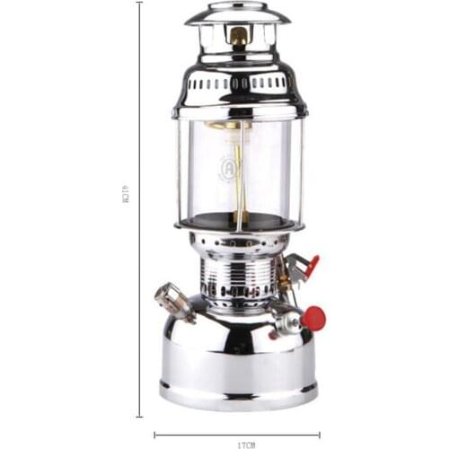 Outdoor Propane Gas Lantern Camping Hiking Light Kerosene Oil Lamp Lighting Table Decoration