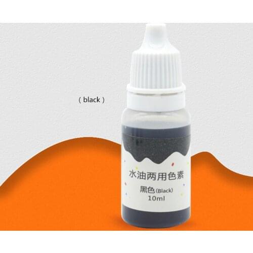 W3JD 12 Pcs/set DIY Baking Plastic Clay Epoxy Pigment Water Oil Dual-use Handmade Soap Color Coloring Agent