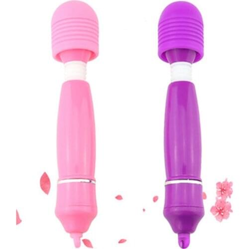 1Pcs Sex Toys Mini Vibrator Clitoral Stimulator Female Magic AV Stick Vibrating Massage Stick Adult Sex Products Female Mast
