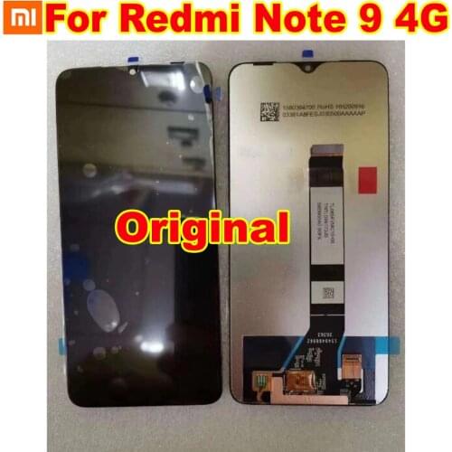 100% Original Best For Xiaomi Redmi Note 9 4G LCD Display Touch Screen Digitizer Assembly Glass Sensor Poco M3 M2 Phone Pantalla