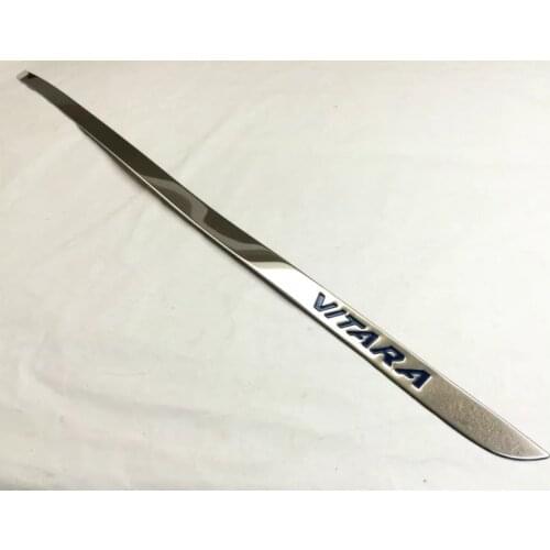 Car-covers Tailgate Rear Door Bottom Cover Molding Trim Stainless Steel back door trim For Suzuki vitara 2015-2018 car styling