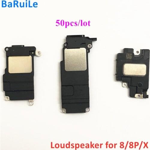 BaRuiLe 50pcs Loud Speaker Flex Cable for iPhone X 8 Plus 8P LoudSpeaker Sound Ringer Buzzer inner Ringtone Replacement Parts