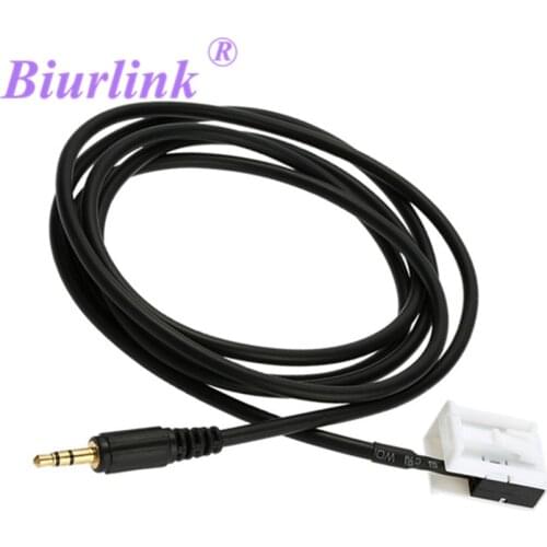 Biurlink 3.5mm AUX-in Audio Music Adapter Cable for Audi