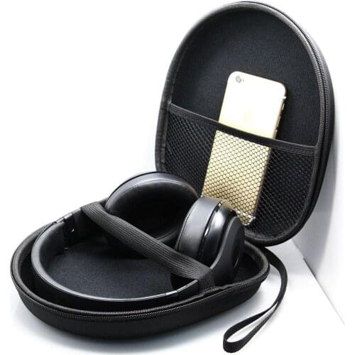 Portable Headphone Case Headphone Carrying Case for Sony V55 NC6 NC7 NC8 Headphone Data Cable Storage Box Headphone Accessories
