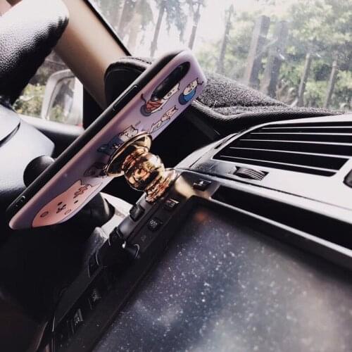 Cute Cat Ring Phone Case For iphone 6 6s 7/8 PLUS Case For iphoneX Magnetic Car Stand Holder Cover