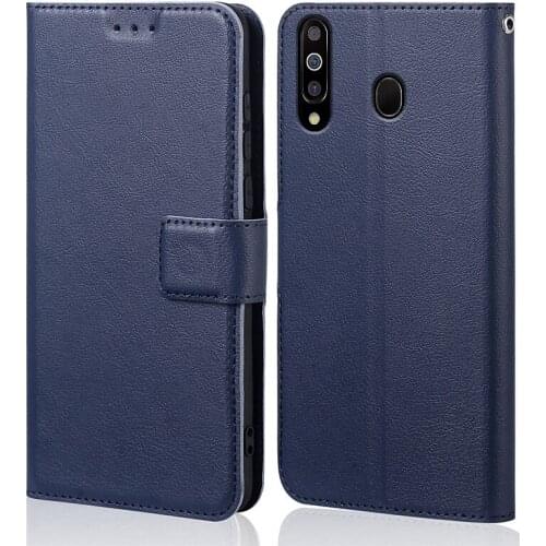 Book case For Samsung Galaxy M30 Case Flip Wallet Magnetic Cover Samsung M30 Case Luxury PU Leather Vintage Phone cover