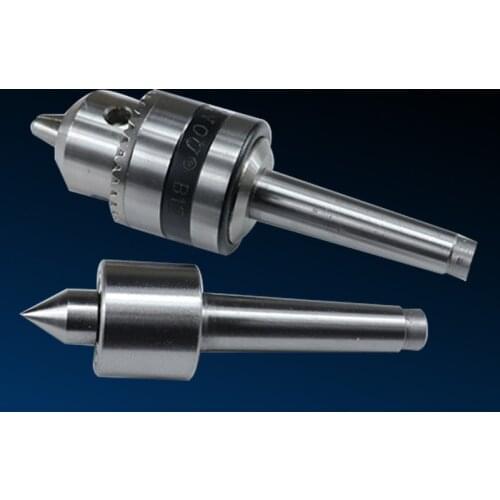 Diy mini woodworking lathe thimble, bead machine drilling MT1 tailstock, rotary top, live thimble, lathe accessories