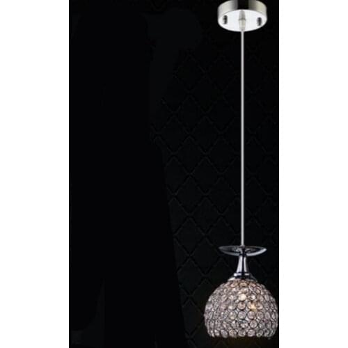 Fashion Iron Wine Cup Crystal pendent lamp E27 bulb led lamps living room bedroom pendent lighting led lustre pendent lamps Z5