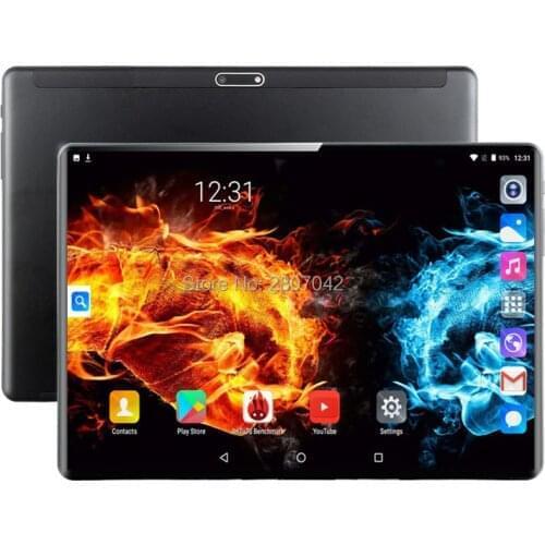10 Inch Tablet Pc Octa Core 6GB+64GB +TF Card 64GB 4G LteTab Phone Call Wifi GPS Bluetooth Android 9.0 Tablets 1280*800