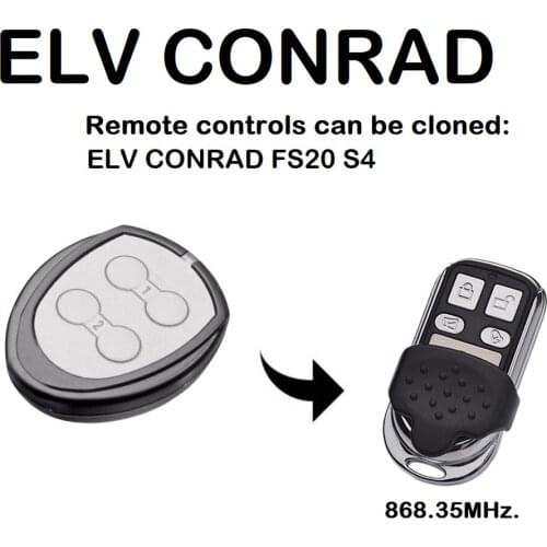 Remote Control Garage Door HORMANN MARANTEC BERNER ELV CONRAD BelFox Swing Door Drive 868.3MHz 868.35MHz 868MHz Can Opener