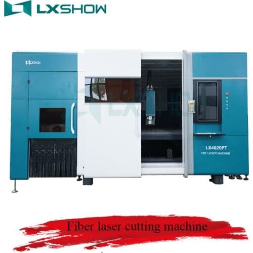 CNC exchange table and whole cover 4020 6020 6025 8025 fiber laser cutting machine with 1KW-12KW Raycus IPG JPT for sheet