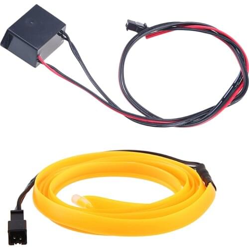 LED atmosphere lamp car decorative lamp EL cold light atmosphere lamp car interior decoration modification light line 3M