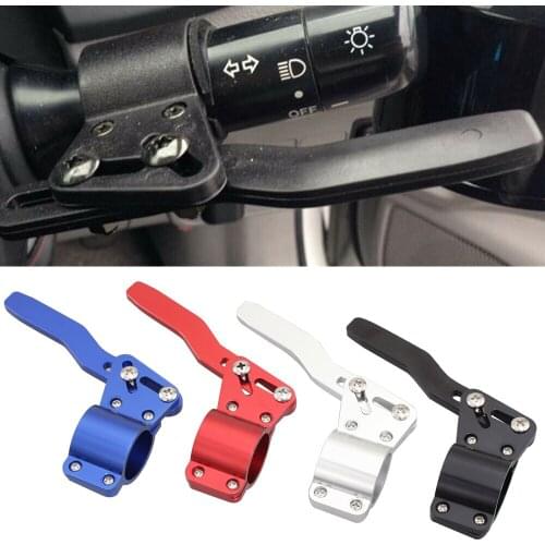Universal Custom Aluminium Car Styling Adjustment Steering Wheel Turn Rod Extension Turn Signal Lever Position Up Kit