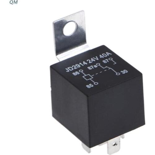 Waterproof Car DC 24V 5Pin 40A Long Life Automotive Relay Normally Open 13MF