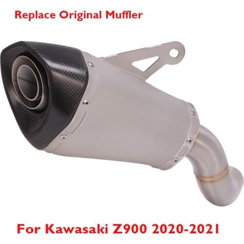 Z900 Motorcycle Exhaust System Pipe Muffler Escape Tip Baffle DB Killer Silencer for Kawasaki Z900 2020 2021