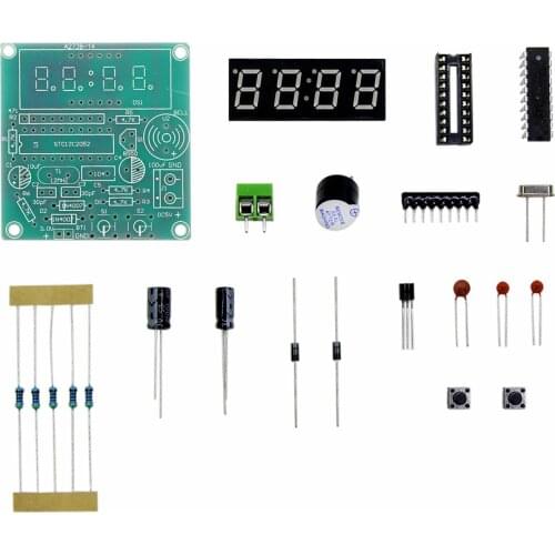 High Quality C51 4 Bits Electronic Clock Electronic Production Suite DIY Kits C51 Electronic Clock