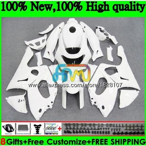 YZF Gloss white 600R For YAMAHA Thundercat YZF600R 96 02 03 04 05 06 07 73BS.28 YZF-600R 2002 2003 2004 2005 2006 2007 Fairing