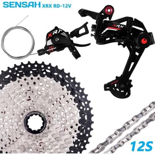 SENSAH MTB 12 Speed 1x12 Groupset XRX RD-12V 12S Shifter Rear Derailleur 11-46T 50T 52T HG Cassette Chain Mountain Bike Kit