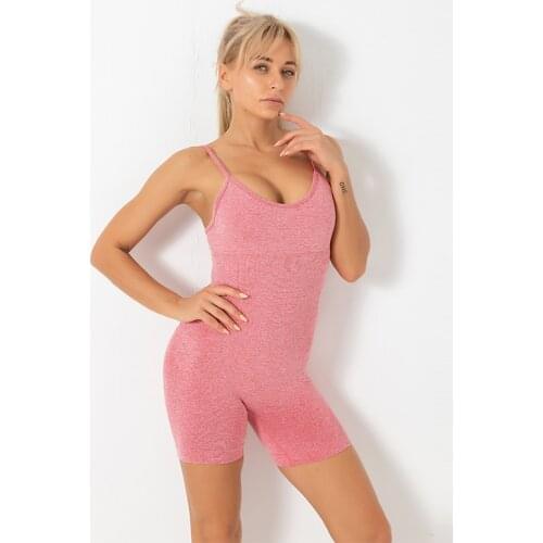 Womens Jumpsuit Gym clothes Shorts Hit-up Summer Yoga Set Exercise Sport Suit Breathable Workout Clothes Rompers Sportswear