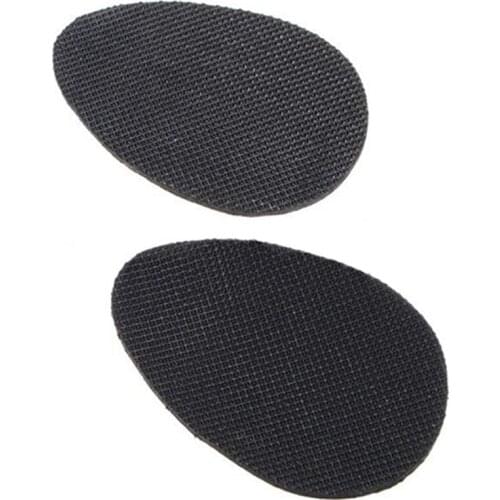 1 Pairs Anti-slip Shoes Heel Sole Grip Protector Pads Non-slip Cushion Adhesive black