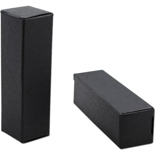 150Pcs Solid Black Kraft Paper Small Gifts Package Box Candy Retails Cardboard Packing Box Festival Favors Crafts Packaging Box