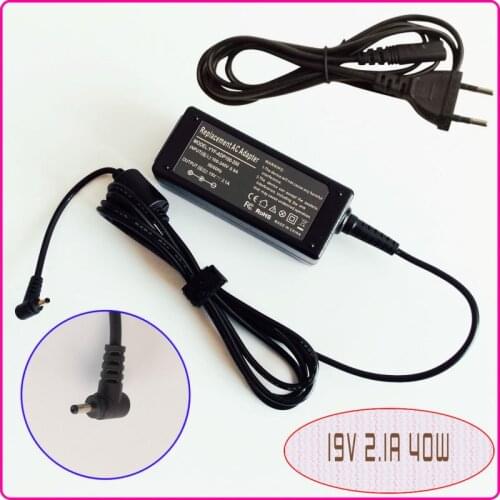 19V 2.1A For ASUS Eee PC Seashell 1225B 1225C 1015PED 1015T 1015B 1005HE E305895 Laptop Netbook Ac Adapter Power Supply Charger