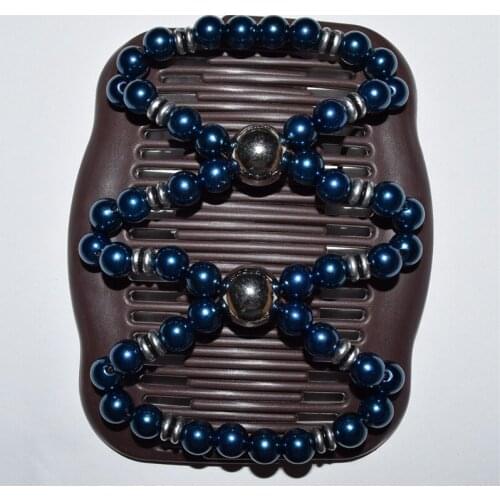 20pcs/lot blue silver shining christmas magic comb hair accessory free shipping classical jewlery