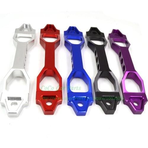 About 19cm - 19.5cm Picth-row Battery Holder Aluminum Car Battery Tie Down One Piece