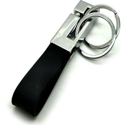 Genuine Leather Key Chain Key Ring Holder Metal Keychain Key Ring