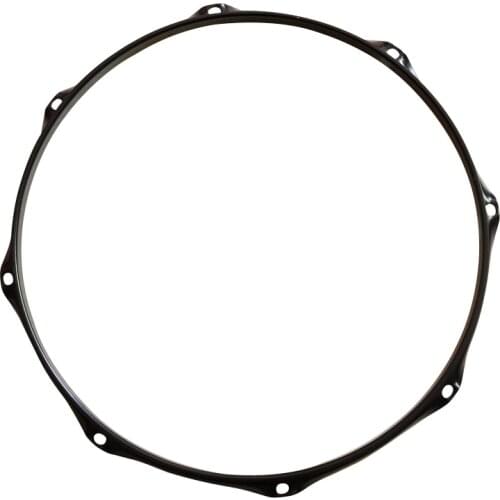 Black color 16inch 8 hole snare drum rim drum hoop iron drum hoop