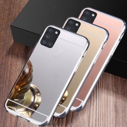 Mirror Case For OPPO A3S A5S AX7 A7 A5 A9 2020 A31 A53 A11 A12 A52 A72 A1K Reno 2 Z Realme 5 Pro C2 Makeup Plating Cover Shell
