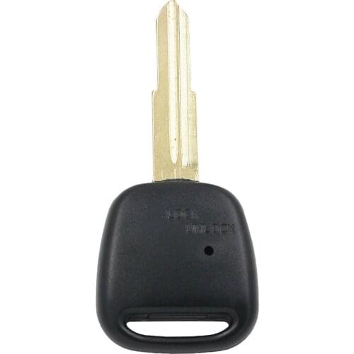 HKOBDII 2 Pcs/Lot Replacement Remote Key Shell Case Fob Side 1 Button Car Key Housing Cover For Toyota Uncut Right Blade No logo