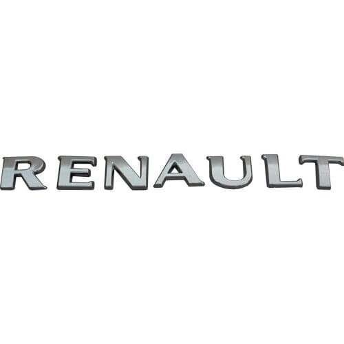 Chrome Renault Badge Monogram for Cars